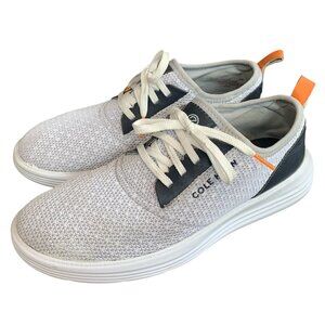 Cole Haan Grandsport Journey Men's Sz 9 White Blue Knit Casual Sneakers C34648